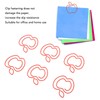 100pcs Fruit Paper Clips Cute Bookmark Pare Clips Portable Funny