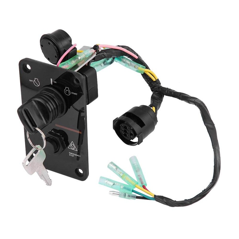 Keenso 12V Waterproof Switch Panel Assembly Single Key Switch Panel