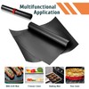 KITCHENRAKU KR Universal Oven Liners 32x50cm, 2PCS Reusable Teflon Oven