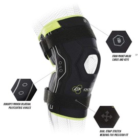 DonJoy Performance BIONIC Knee Support Brace: Black, Small