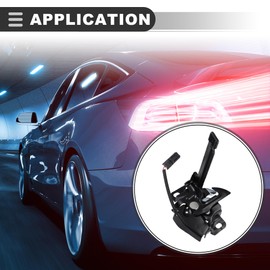 Motoforti Hood Latch Lock, for Honda Civic 2012-2015, 74120TR0A01, Metal, Black, 1 Pcs