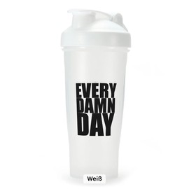 Generisch Protein Shaker, 600 ml, Leak-Proof, BPA Free (White)