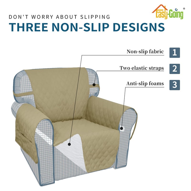 Easy-Going Sofa Slipcover Waterproof Sofa Cover Couch Cover for 4