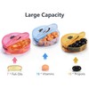 VASLON Weekly Pill Box,Moisture-Resistant Large Daily Pill Cases Portable Travel
