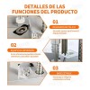 Cortador Redondeador De Esquinas Manual Con 2 Troquele
