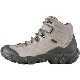 Oboz Women's Bridger Mid B-DRY Hiking Boot, Frost Gray, 10