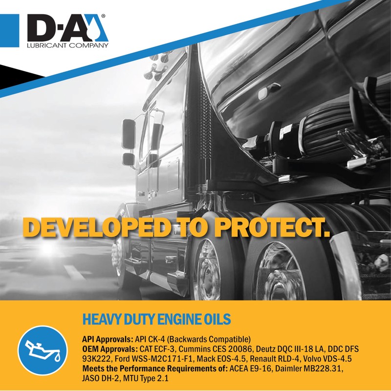 D-A LUBRICANT COMPANY 52004, Reliant Premium Diesel Engine Oil SAE