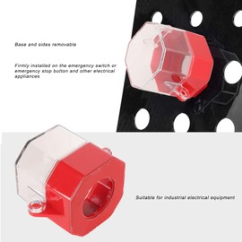 Push Start Button Cover, Emergency Stop Cover Emergency Stop Button Cover Transparent PC for Industrial Electrical