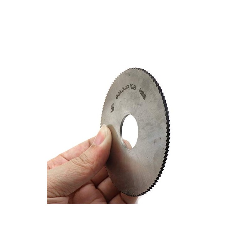 Rannb Slitting Saw Blade 108 Teeth Circular HSS Slitting Saw