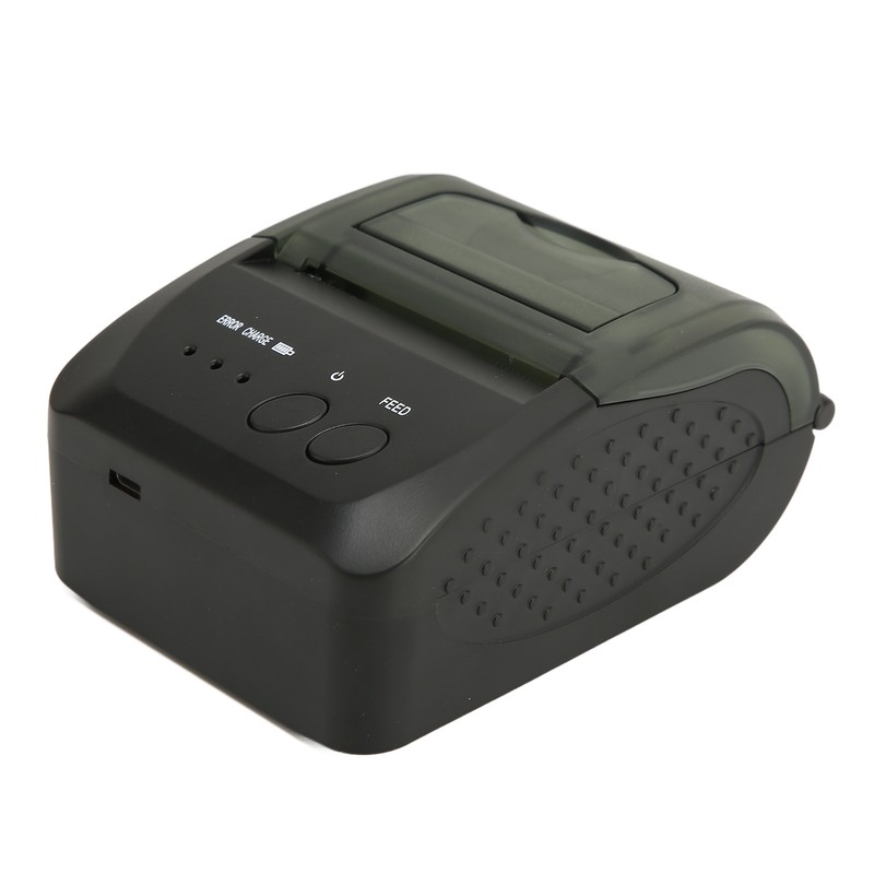 Portable Receipt Printer 58mm Bluetooth 4.0 Fast Printing Low Noise
