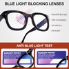 OuShiun 2 Pack Oversized Reading Glasses for Women Men Fashion