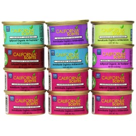 California Scents Can-12ct Mc Spillproof Organic Air Fresheners (Pack of 12)
