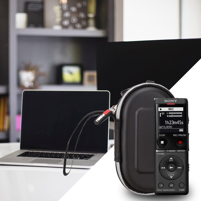 FBLFOBELI Carrying Case for Sony ICD-PX370/PX470/PX570 Digital Voice Recorder, Travel