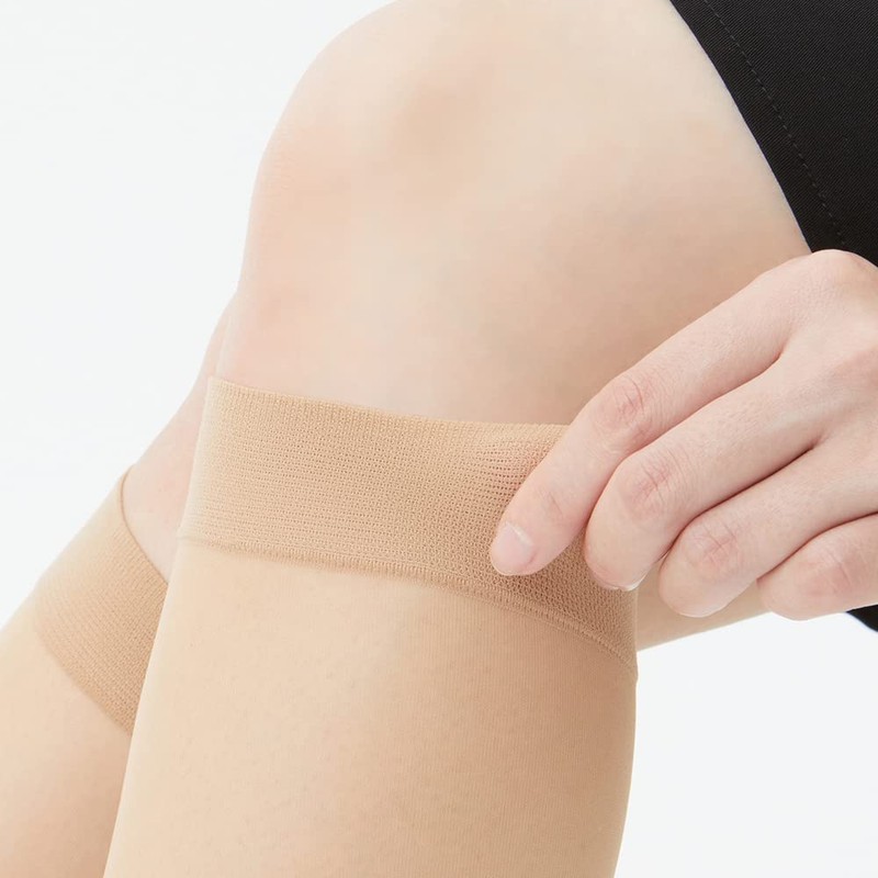 Gunze SBS510 Women's Short Stockings, Sabrina, 3 Pairs Set, Natural,