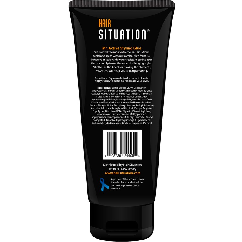 Hair Situation Hair Gel Styling Glue Mr. Active – Strong