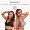 MomWills Nursing Bras for Breastfeeding, Seamless Ultra Comfort Maternity Bra,