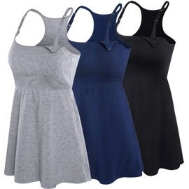 SUIEK Women's Nursing Tank Top Cami Maternity Bra Breastfeeding Shirts (Medium)