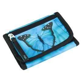 Baagl Children's Neck Pouch - Wallet for Boys - Purse, Mini Purse, Change Coin Purse, Butterfly, Butterfly