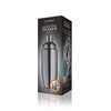 Final Touch Double Wall Black Chrome Stainless Steel Cocktail Shaker