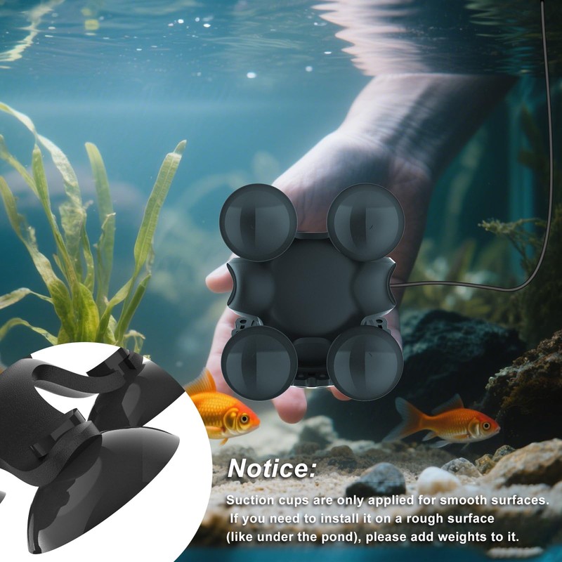 T-SUN Solar Pond Lights, 3-in-1 RGB Solar Underwater Pond Lights,