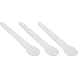 Espátula Cosmética, Espátula de Crema Facial Blanca para Mantener los Dedos Limpios, Resistente, Reutilizable para Uso Doméstico
