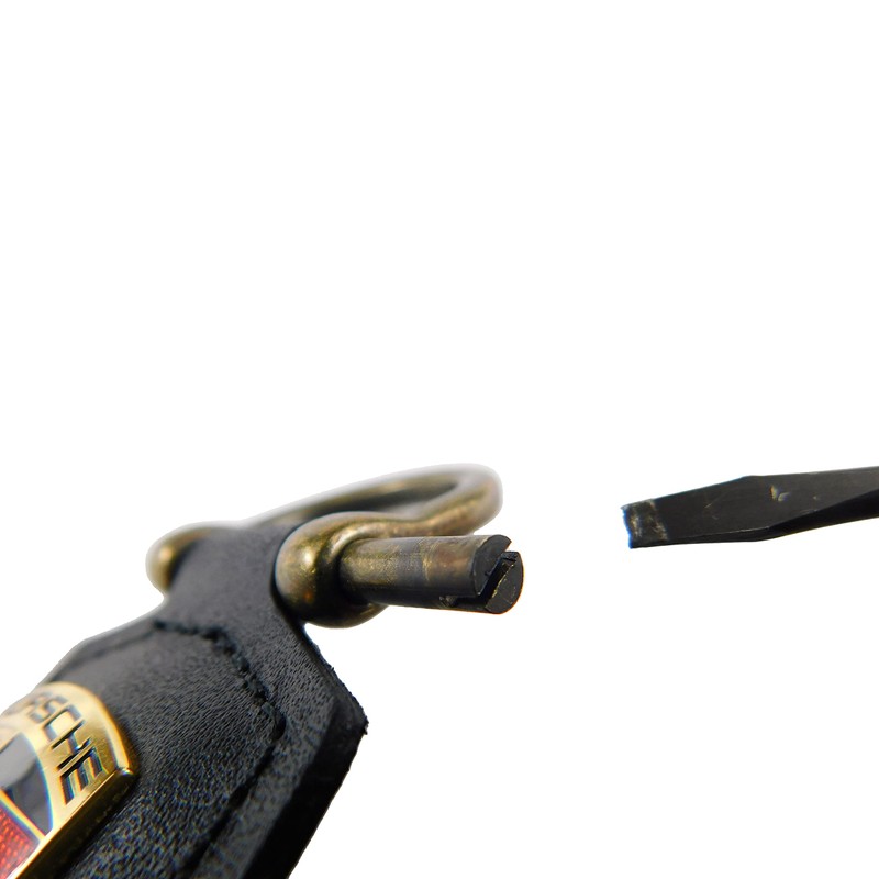 [Leather King] Hand Ring (D Can) Screw Type (Silver) 0.7