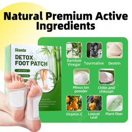Original Deep Cleaning Foot Pads, Natural Bamboo Foot Pads, Moisturize, Promote Sleep, Relieve Fatigue, Relax The Body, Eliminate Moisture,for Men & Women(20pc)