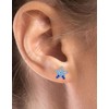 SoulCats® 1 Pair Star Stud Earrings 925 Sterling Silver, Silver