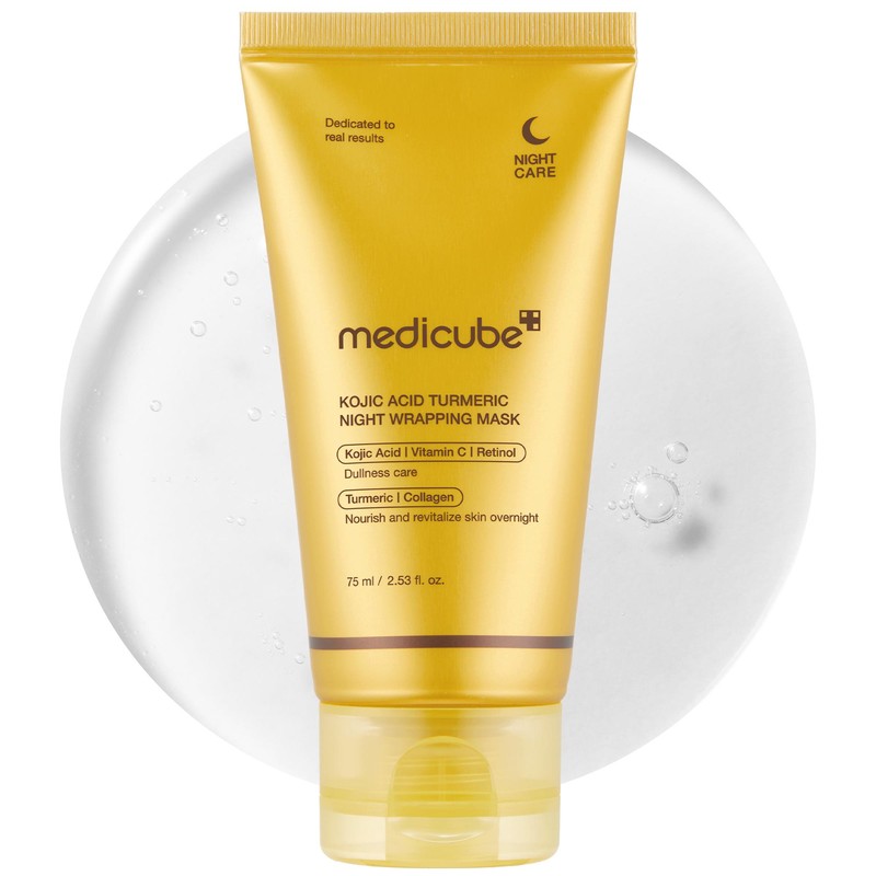 medicube Kojic ACID Turmeric Night Wrapping Mask 75ml - medicube