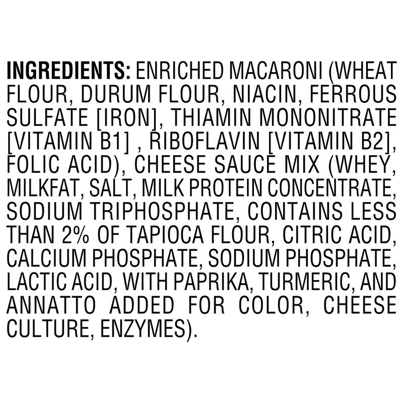 Kraft Original Mac & Cheese Macaroni and Cheese Dinner Family