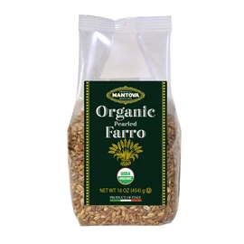 Mantova Organic Italian Farro, 1 lb Zero grams of trans fat, Product of Italy