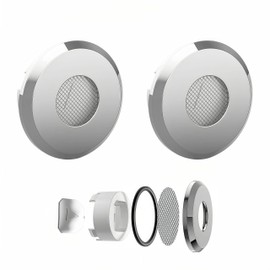 KASHUNUO Bathroom Sink Overflow Cover: Stainless Odor Proof Block Cockroach