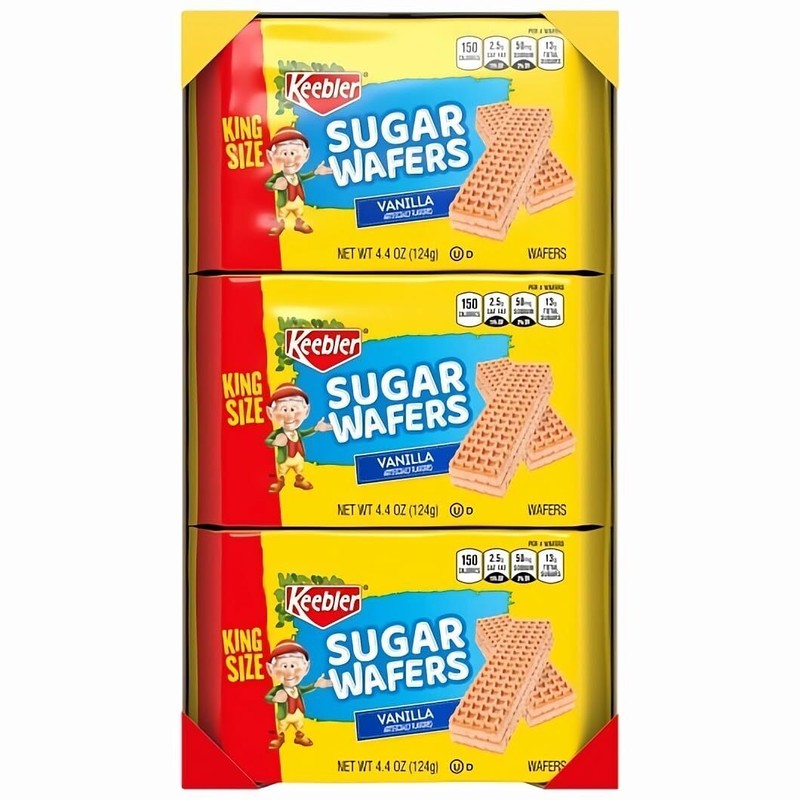 Keebler Vanilla Sugar Wafers, 4.4 oz King Size Bars 9