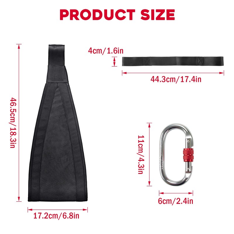 DASKING Abdominal Muscle Loops, Arm Straps for Abdominal Training, Pull-Up