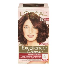 L'Oreal Paris Excellence Creme Triple Protection Haircolor, Medium Reddish Brown [5RB] 1 ea (Pack of 4)