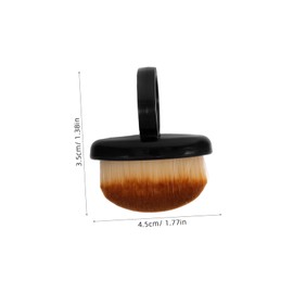 FOMIYES 3pcs Nail Art Brush Set Soft Bristles Nail Dust Brush for Cleaning Manicure for Dust Removal