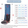 Holwim Outdoor Gaiters, 620D Snow Gaiters, Waterproof Protective Gaiters for