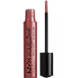 NYX Liquid Suede Lipcolor Lipstick, Metallic Matte Bella