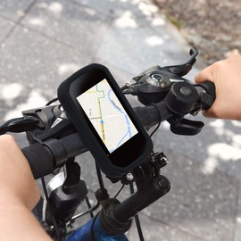 kwmobile Carcasa GPS Compatible con Bryton Rider 420/320 - Funda de Silicona para navegdor de Bici