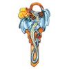 Lucky Line Key Shapes, Medieval DRAGON - House Key Blank,