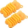 2 Pieces Kids Nail Scrubber Brush Soft Bristle Nail Brush