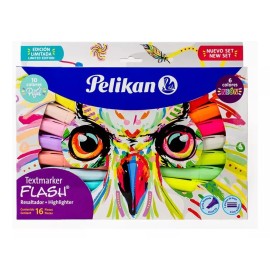 Pelikan Marcadores Pelikan Con 16 Piezas En Color Neon Y Pastel