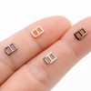 3mm / 0.12 inches (Inner Diameter) Super Tiny Buckles, Doll