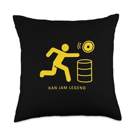 Kan Jam Legend Disc Toss Outdoor Game Throw Pillow