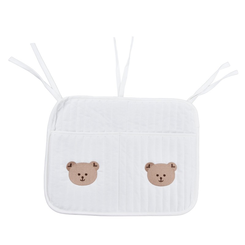 Crib Organizer Hanging Cute Patterns Soft Cotton Practical Storage Supplies