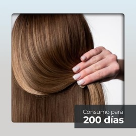 HAIR VITAMIN - Maklen Biotina con Pantenol y Vitamina E - Suplemento Alimenticio para Cabello, Piel y Uñas - 200 Capsulas Softgels de 700 mg