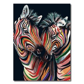 Shukqueen Painting by numbers, DIY oil painting for adults, beginners, children, holiday gifts, 16 x 20 inches (without frame)