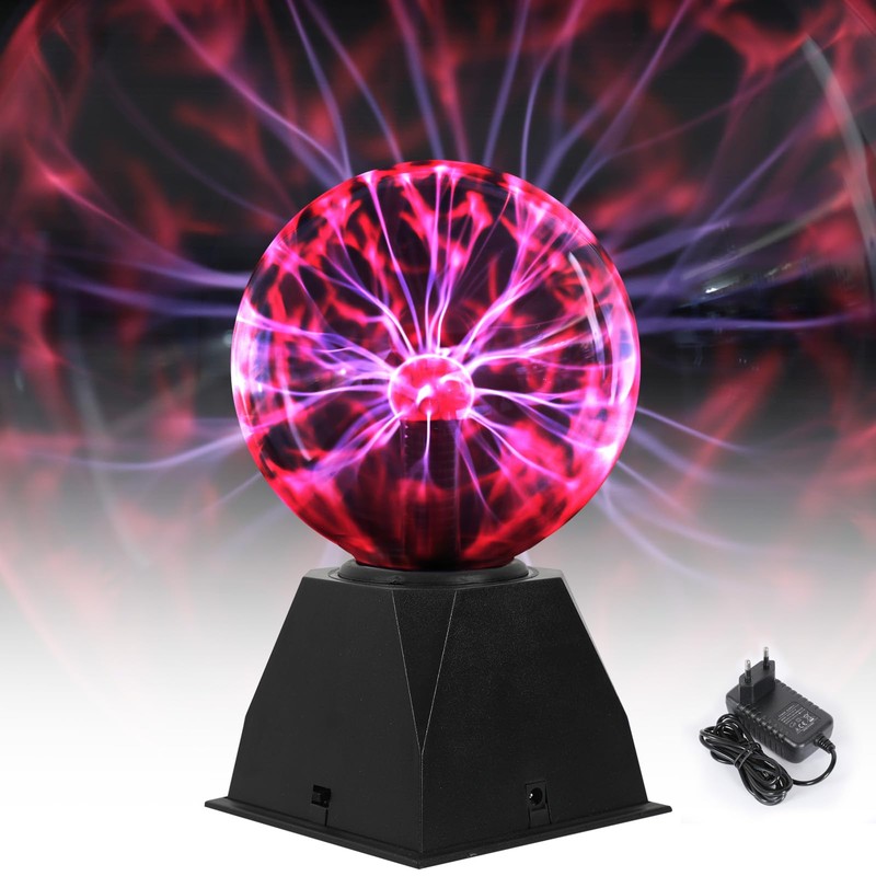 Plasma Ball, 15 cm Magic Sphere Ball Light, Touch and
