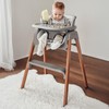 Fodoss Convertible Baby High Chair with Detachable Tray, Foldable High