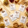 Liliaafar 24 Sets Cheerleader Necklace Gifts Bulk with Card,Gold